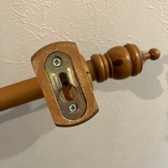 カーテンレール　木製　ウッドの画像