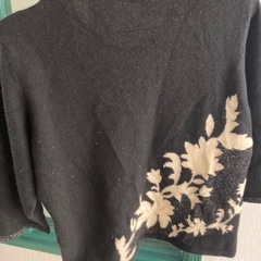 EL MIDAS（エルミダ）カシミヤ七分袖ニットの画像