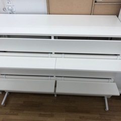 【ドリーム川西店御来店限定】☆ジモティー見たよ♪割引☆  ユニットシェルフ WHT クリーニング済み 【99560000033970】の画像