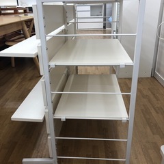 【ドリーム川西店御来店限定】☆ジモティー見たよ♪割引☆  ユニットシェルフ WHT クリーニング済み 【99560000033970】の画像