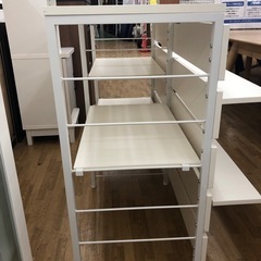 【ドリーム川西店御来店限定】☆ジモティー見たよ♪割引☆  ユニットシェルフ WHT クリーニング済み 【99560000033970】の画像