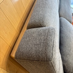 ローソファ　180cm へたれありの画像