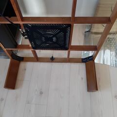 一流メーカー yuasa の製品 美品です 76cm 角の 家具調こたつ 高さ調節できますの画像