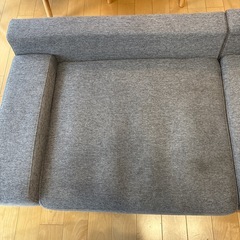 ローソファ　180cm へたれありの画像