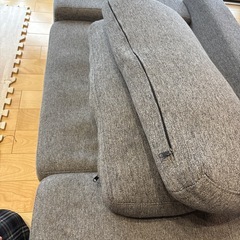 ローソファ　180cm へたれありの画像