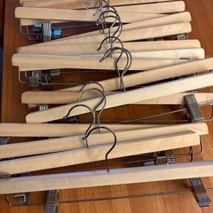 【お譲り先決定しました】IKEA ズボンハンガー　16本セットの画像