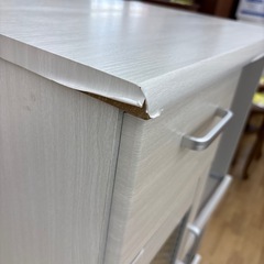 【ドリーム川西店限定】☆ジモティー見たよ割引☆  レンジ台 ▲はがれありクリーニング済み 【2125560000034269】の画像