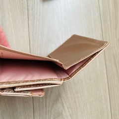 クロコ型押し三つ折り財布2点セットの画像