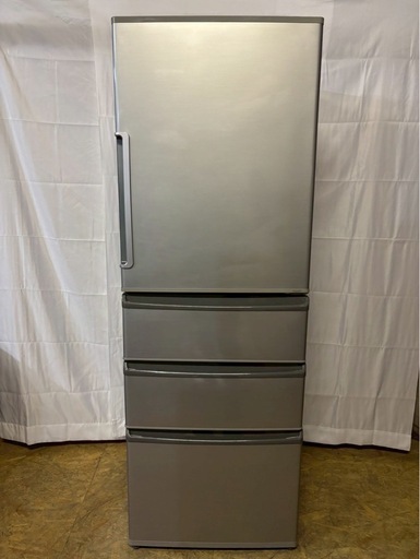 【成約済み】【6ヶ月保証】 AQUA 4ドア冷蔵庫 AQR-361E(S) 2016年製355L 右開き