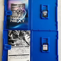 中古PSVITAソフト２本セット　真・三國無双NEXT、ゴッドイーター2レイジバーストの画像