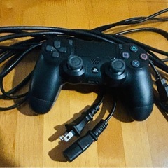 プレステ4.Pro 本体 コード コントローラー付きの画像
