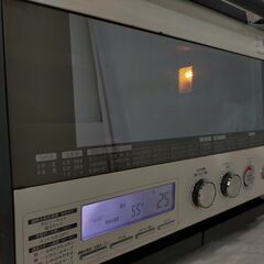 △ TOSHIBA 東芝 過熱水蒸気オーブンレンジ カロリエ 電子レンジ ER-YE300(W) 2008年製 動作確認済 汚れ、キズありの画像