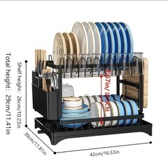 美品・多機能水切りラックの画像