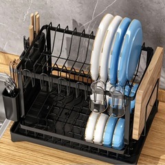 美品・多機能水切りラックの画像