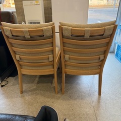 ダイニングチェア 2脚セットの画像