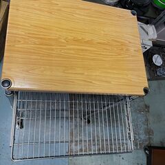 ルミナス サービスカート キッチンワゴン 61-46-101cmの画像