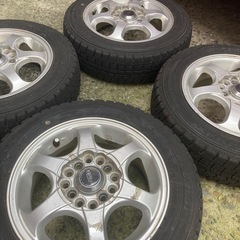 アルミ付きスタッドレス4本組　155 65 13の画像