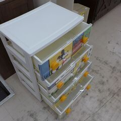 中古 ディズニー 4段プラチェスト 公田店の画像