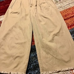 ワイド綿パンツの画像