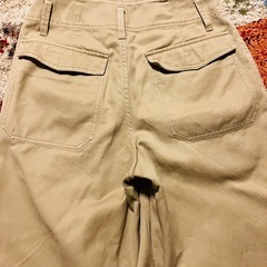 ワイド綿パンツの画像