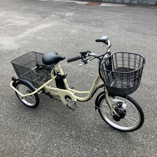 ノーパンク電動アシスト三輪自転車 ミムゴ アクティブプラス