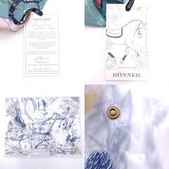 RONNER ロナー 大判 スカーフ レディースの画像