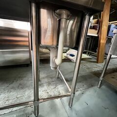 マルゼン シンク 作業台 業務用 ステンレス 147-60-83cmの画像