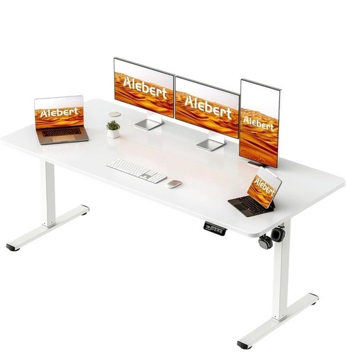 学習机　テーブル 電動 昇降式デスク スタンディングデスク