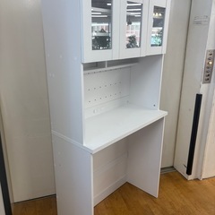 ジモティー特別価格🉐 N1168★レンジボード★食器棚★幅905mmの画像