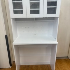 ジモティー特別価格🉐 N1168★レンジボード★食器棚★幅905mm