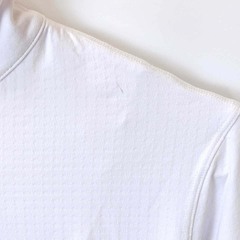 【未使用】COOL BLAST ストレッチ メッシュ ロングスリーブ シャツ S ホワイト レディース 乗馬 馬術の画像