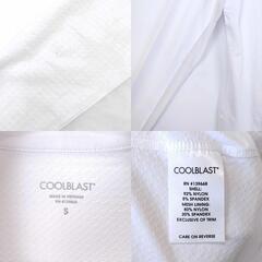 【未使用】COOL BLAST ストレッチ メッシュ ロングスリーブ シャツ S ホワイト レディース 乗馬 馬術の画像