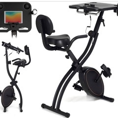 Alinco テーブル付きエアロバイクの画像