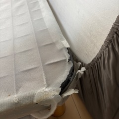 【無料】セミダブルベッドフレーム（脚付きタイプ）の画像