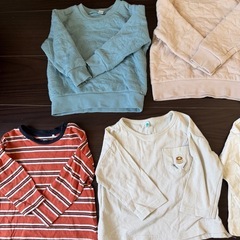 男の子トレーナー、長袖セット70〜80の画像