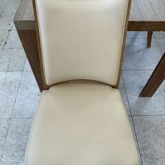 ★リユースのサカイ高崎店★TJ13292 (株)ニトリ 2人掛けダイニングセット 茶 H70×D90×W150 クリーニング済みの画像