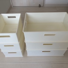 収納ボックスまとめての画像