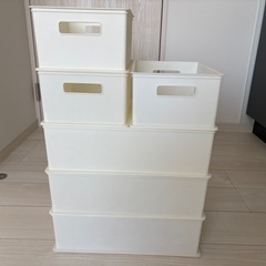 収納ボックスまとめての画像
