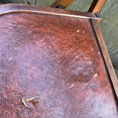 【11/14まで】アンティーク　木製フォールディングチェア　　折り畳み椅子　古道具　ヴィンテージの画像