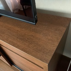 Panasonic 4K有機ELテレビ　TH-55JZ1000 55Vとサイドボードのセットの画像