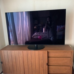 Panasonic 4K有機ELテレビ　TH-55JZ1000 55Vとサイドボードのセットの画像