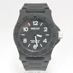動作品 maruman AREZZO クオーツ式腕時計 AR001 3針 逆回転防止ベゼル ダイバーズウォッチ 25年11月電池交換 札幌市 清田区 平岡の画像