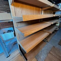 木製陳列棚 ゴンドラ 什器 シェルフ ④の画像