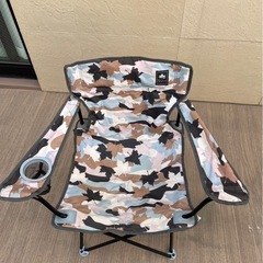 ※メッセージ打切り※ロゴス 迷彩 キャンプチェアの画像