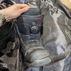 スノーボード＋バインディング＋ブーツ＋ケースセットの画像