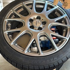 215/45/R17 タイヤ　ホイール　スタッドレスタイ4本セットの画像