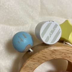 6ヶ月~ 木製ラトルの画像