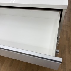 【ドリーム川西店限定】☆ジモティー見たよ割引☆キッチンボード WHT  クリーニング済み 【2125560000035260】の画像