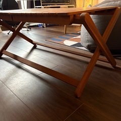 ニトリ　ウッドローテーブルの画像