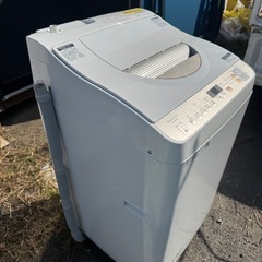 SHARP 洗濯乾燥機 2020年製 5.5kg ES-T5EBKの画像